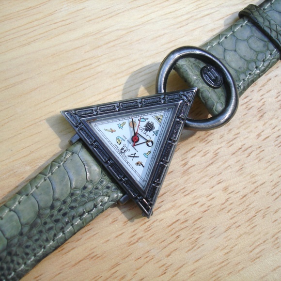 Vintage Watch Womens Genuine Alligator Leather - Picture 2 of 8